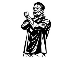 Weghorst celebration wanddecoratie – Amsterdams kruis – line-art – klein 25×13,8 cm – zwart – sport – wandbord