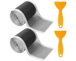 Wegwerp zelfklevende doucheafvoer, haarvanger, 15 cm x 15 cm, flexibele doucheafvoer, mesh-stickers van glasvezel, geschikt voor douchegoot, keuken, badkamer, tegen verstopping van de afvoer, 40 stuks