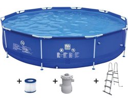 WEHNCKE FRAME POOL 360X100CM (GRIJS)