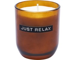 Wellmark Geurkaars Bruin glas 250ml Cedarwood