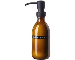 Wellmark handlotion 250ml amber glas / zwart - 'lotion'