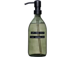 Wellmark handzeep 500ml zwart glas / zwart - 'bring out'