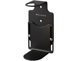 Wellmark Zeephouder Wand voor 1 zeepdispenser Mat Zwart