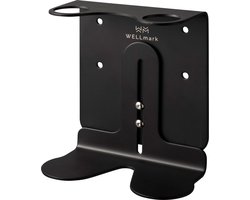 Wellmark Zeephouder Wand voor 2 zeepdispensers Mat Zwart