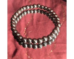 Wellness-House | Pure Hematiet | Unisex Armband | Zen Armband | Hematiet | Handgemaakt | Zen Cadeau | Zen Sieraden