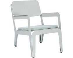 Weltevree | Bended Lounger | Tuinstoel, Loungestoel Buiten, Lounge Stoel Weerbestendig, Buitenstoel, Terrasstoel | 3mm Aluminium | Staal Gepoedercoat | Agaatgrijs RAL 7038