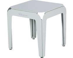 Weltevree | Bended Stool | Krukje buiten, Multifunctionele Kruk & Bijzettafel Buiten | Aluminium Gepoedercoat | Agaatgrijs RAL 7038