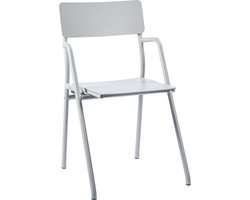 Weltevree | Flip Up Chair | Buitenstoel, Design Tuinstoel met Opklapbare Zitting | Aluminium | Gepoedercoat | Agaatgrijs RAL 7038
