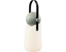 Weltevree | Guidelight | Multifunctionele & Oplaadbare Lantaarn voor Buiten | Windlicht, Zaklamp, Camping Lamp, Buitenlamp, Sfeerlamp | Spatwaterdicht | Sfeerlicht Buitenverlichting | Cement Grijsgroen RAL 7033