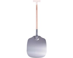 Weltevree | Pizza Schep | BBQ Accessoires, Pizzaschep Buitenoven | Accessoire Buitenoven Barbecue | Aluminium | Beukenhout