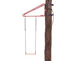 Weltevree | Swing | Schommel, Boomschommel, Tuinschommel Aanbouwschommel met Spanbanden | 100 kg Draagvermogen | Staal