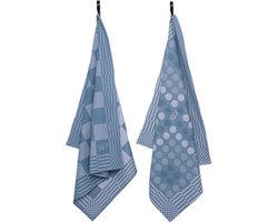 Weltevree | Tea Towels | Set van 2 | Blauw