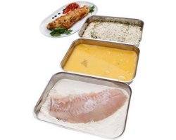 Wenko 3- delige set paneerschalen metallic