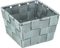 Wenko Adria Korf 9x14x14cm vierkant mini polypropyleen grijs