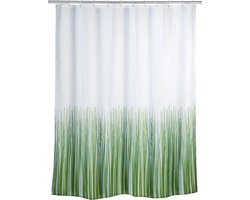 WENKO Anti-schimmel douchegordijn Nature 180x200cm polyester inclusief ophangringen