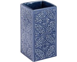 Wenko Badkamerbeker Cordoba 6,5 X 12 Cm Keramiek Blauw