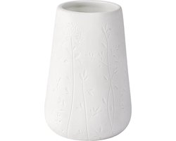 Wenko Badkamerbeker Flora 8 X 11 Cm Keramiek Wit