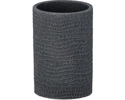 Wenko Badkamerbeker Peanut 7 X 10,5 Cm Polyresin Antraciet