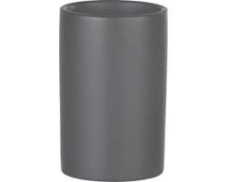 Wenko Badkamerbeker Polaris 7 X 11 Cm Keramiek Grijs
