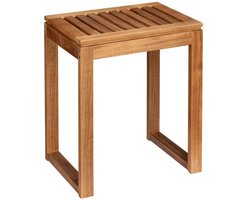WENKO - Badkamerkruk van acaciahout FONDI, hoogte 46 cm