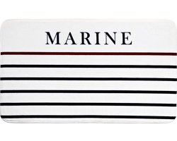 Wenko Badmat Marine wit 45x75 cm