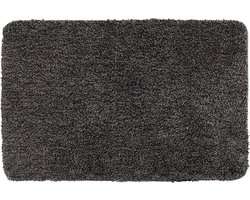 Wenko Badmat Mélange 60 X 90 Cm Polyester Antraciet