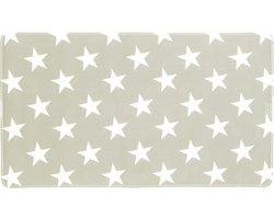 Wenko Badmat Stella 70 X 40 Cm Taupe/wit