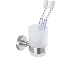 Wenko Bekerhouder 10,5 X 9,5 Cm Matzilver Rvs