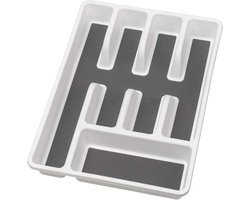 Wenko Bestekbak 26,5 X 36,5 Cm Grijs/wit