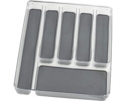 Wenko Bestekbak 32 X 40 X 4,5 Cm Transparant/grijs