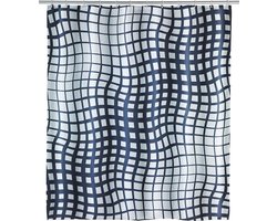 Wenko Douchegordijn Studio 180 X 200 Cm Polyester Zwart/wit