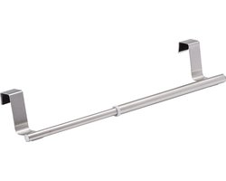 Wenko handdoekstang uitschuifbaar large - Zilver - Ophangen zonder boren | Uitschuifbaar
