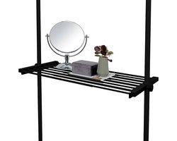 Wenko Modulair zwart rek - 50638100 - Ophangen zonder boren