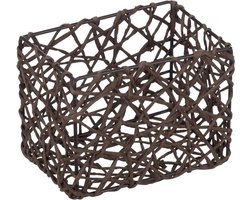 Wenko Opbergmandje Curly 15 X 11 X 10 Cm Plantaardig Bruin