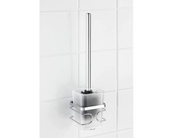 Wenko Toiletborstel Met Houder Premium 10 X 38 Cm Rvs Zilver