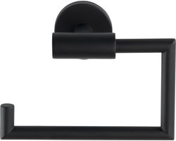 WENKO Toiletrolhouder Bosio RVS zwart mat - WC Rolhouder