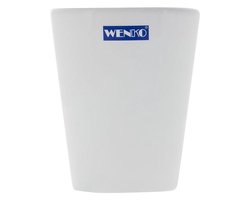 WENKO type Pebble beker polyresin 7.8 x 8.8 x 10.7 cm | WIT