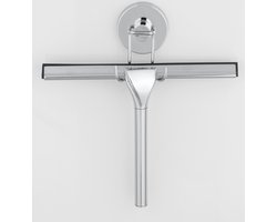 WENKO Vacuum-Loc Douchewisser chroom - Raamwisser - Trekker douche - Bevestigen zonder boren
