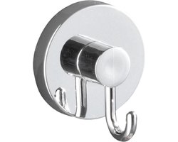 WENKO Vacuum-Loc Handdoekhaken 2 Stuks chroom - Handdoekhouder - Handdoekhaakjes - Bevestigen zonder boren