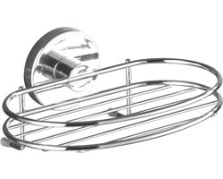 WENKO Vacuum-Loc Zeephouder Milazzo chroom 16x12cm - Bevestigen zonder boren