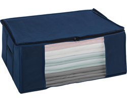 Wenko Vacuümzak Soft Box L 65 X 25 X 50 Cm Polyester Blauw