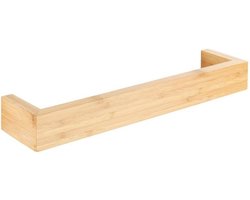 WENKO Wand Handdoekhouder Bambusa 40cm breed - FSC hout - Handdoekrek - Handdoekenrek - Handdoekstang