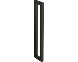 WENKO Wand Handdoekhouder Reitani zwart mat 40cm hoog - Handdoekrek - Handdoekenrek
