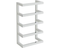 WENKO Wand Handdoekrek Fondiro RVS glanzend 24x42cm - Handdoekhouder - Handdoekenrek - Handdoekstang