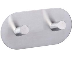 Wenko Wandhaak 10 Cm Rvs Matzilver