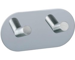 Wenko Wandhaak Duo 10 Cm Rvs Zilver
