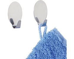 Wenko Wandhaak Maxi 4,2 Cm Rvs Zilver 2 Stuks