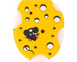 Wenko Wc-bril Speedy 37 X 44,5 Cm Mdf Geel