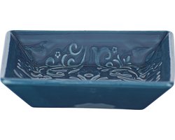 Wenko Zeephouder Cordoba 10,5 X 2,5 Cm Keramiek Blauw