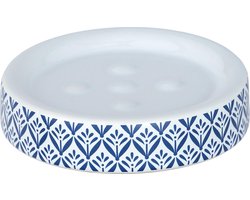 Wenko Zeephouder Lorca 2,5 X 11 Cm Keramiek Blauw/wit